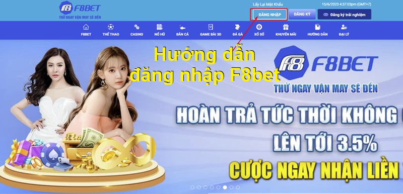 Hướng dẫn đăng nhập F8bet