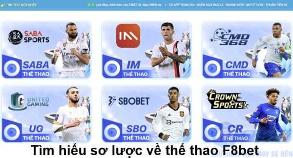 Tìm hiểu sơ lược về thể thao F8bet